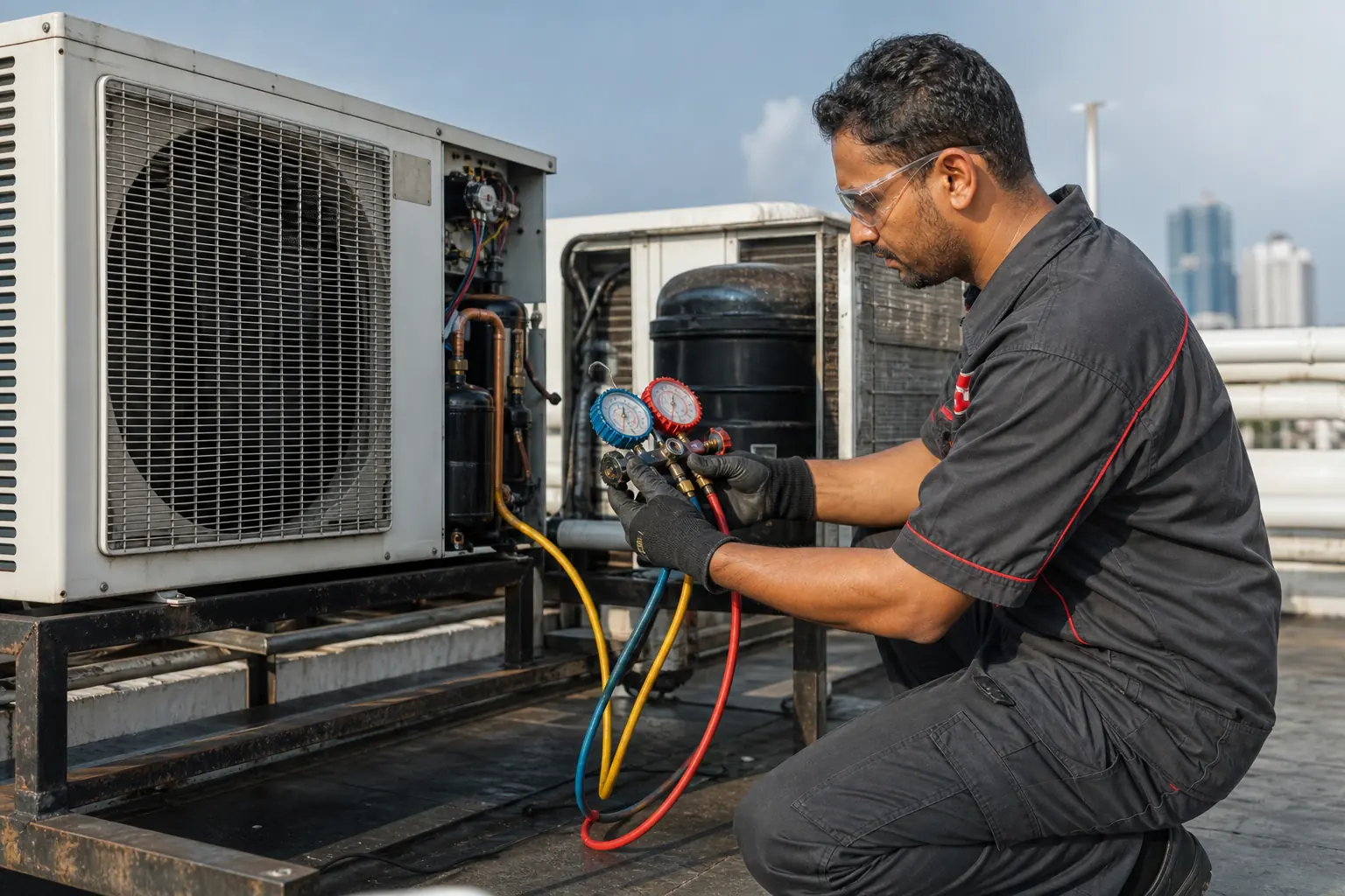 HVAC Engineering carried out by a MaintX engineer