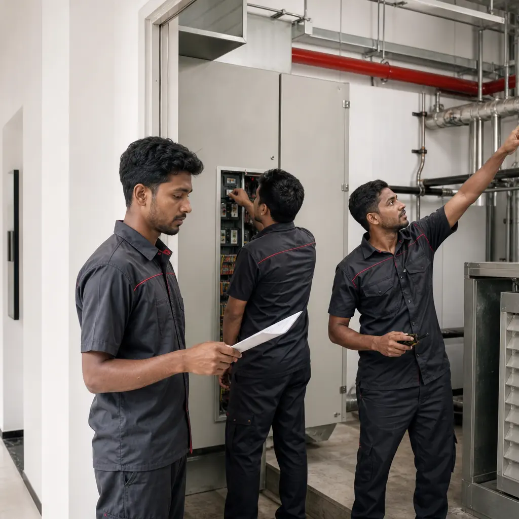 MaintX maintenance team on site